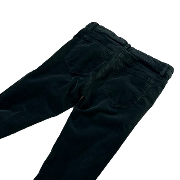 LOFT Modern Skinny Mid Rise Dark Green Corduroy Pants Size 00/24 Pockets - Picture 3 of 10